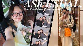 #AShUSUAL: LIFE IN MNL, BEST FRIENDS DATE, HERMES UNBOXING | ASHLEY SANDRINE