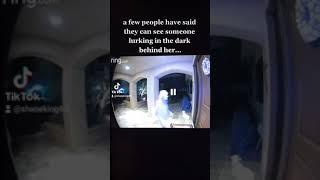 video taken from my neighbor's ring camera #creepy #weird #scary #ringcamera