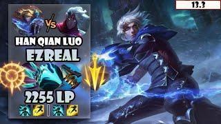 ENG SUB【Han Qian Luo】#1 2255 LP CN Best AD Ezreal Vs Varus