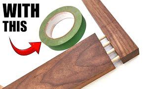 Genius Idea? Game Changing trick for Perfect Dowel Alignment without a Jig