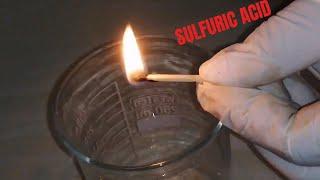 3 AMAZING EXPERIMENTS WITH SULPHURIC ACID-"THE KING OF ACIDS"