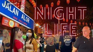 KUALA LUMPUR NIGHT LIFE | BUKIT BINTANG | JALAN ALOR | CHANGKAT | 12:00 AM | NIGHT WALK |  ️