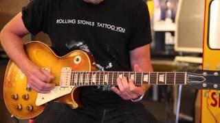 Darin Goldston plays a 1959 Gibson Les Paul Standard at Rumble Seat Music Southwest