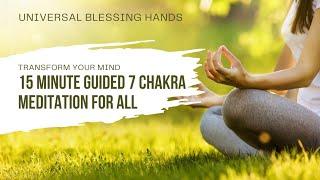 Quick 7 chakra cleansing | Balance and heal your energy center | Guided Meditation |