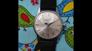 1964 King Seiko reference 15034 - a high quality men's vintage watch with manual wind movement.