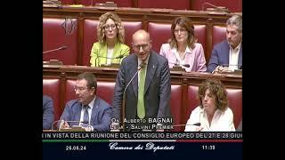  On. Bagnai in merito alle comunicaz. del Pres. del Cons. in vista del Consiglio UE del 27-28/6/24.