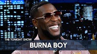 Burna Boy Teaches Jimmy His Iconic Afro Moonwalk Dance Move | The Tonight Show Starring Jimmy Fallon