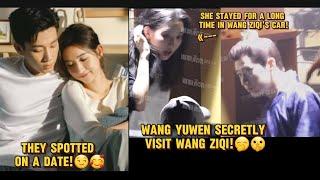 Wang Yuwen secretly visits Wang Ziqi on set! #wangyuwen #wangziqi