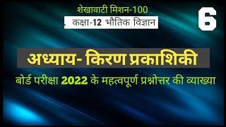 PART-6 शेखावाटी मिशन-100 | अध्याय-किरण प्रकाशिकी