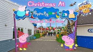 Peppa Pig World at Christmas Walkthrough Includes Every Ride and Attraction (Dec 2024) [4K]