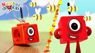 Aprenda a contar | Um mundo Maravilhoso! | Numberblocks em Português Brasil