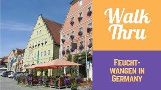 Walking through: Feuchtwangen in Bayern in GERMANY