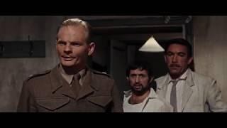 The Guns of Navarone 1961 - catching an enemy spy scene