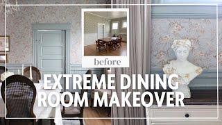 EXTREME DINING ROOM MAKEOVER | vintage & thrifted