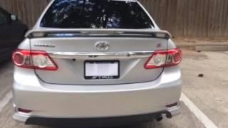 A 2012 TOYOTA COROLLA BLINKING BRAKE LIGHTS