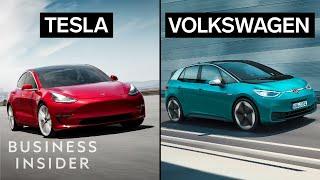 How Tesla's Model 3 Compares To Volkswagen's New EV