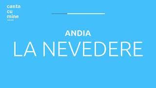 La Nevedere - Andia ( #Cantacumine Karaoke )