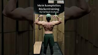 Mein komplettes Rückentraining #gym #bodybuilding #fitness #motivation #fitnesstips #backworkout