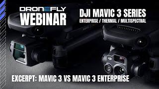 Webinar Excerpt | DJI Mavic 3 Enterprise Series | Mavic 3 vs Mavic 3 Enterprise | Dronefly