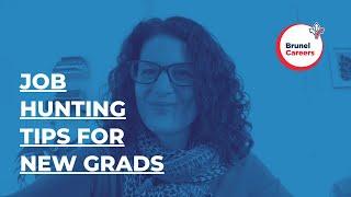 Job hunting tips for final years and new graduates