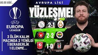 2 İlk 24, 1 Elenme, 0 Kazanan! Ajax 2-1 Galatasaray, Midtjylland 2-2 Fenerbahçe, Twente 1-0 Beşiktaş