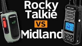 Midland GXT67 Pro VS Rocky Talkie 5-Watt GMRS Model - GMRS Radio Comparison - Which GMRS HT Is Best?