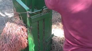 Making a better pine straw bale