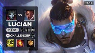 Lucian vs Jhin ADC - KR Challenger - Patch 25.11 Season 15