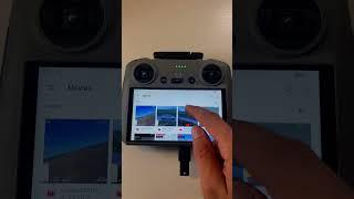 How to Transfer Screen Recordings RC2 Controller     DJI Mini 4 Pro