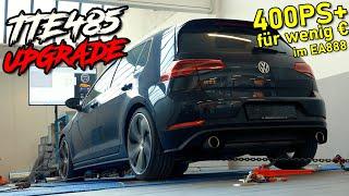 SERIENMOTOR + TTE485 Lader im Golf 7 GTI | 2.0TSI EA888 Tuning | Dyno-Abstimmung