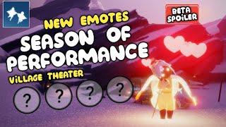 NEW Emotes Season of Performance | Sky CotL | Sandwichies Ch