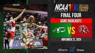 Benilde vs. San Beda (Men's Basketball Final Four Highlights) | NCAA Season 100