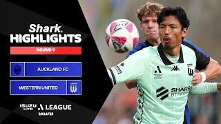 Auckland FC v Western United - Shark Highlights | Isuzu UTE A-League 2024-25 | Round 09