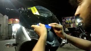 Suzuki Gixxer Sf 250 Headlight modified Stickering