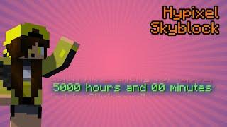 Wie ich 5000 STUNDEN Hypixel Skyblock gespielt habe