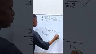 Fraction trick. #stemeducation #maths #math