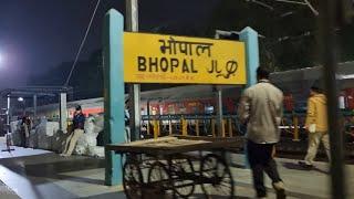 Bhopal Junction railway station Madhya Pradesh, Indian Railways Video in 4k ultra HD