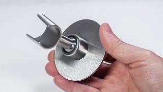 simpletome Adhesive #shower  Head Holder Wall Mount 360 ​​Rotate Brushed SUS 304 Stainless Steel