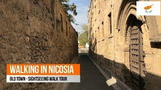 Walking in Nicosia: Sightseeing Tour Video ⁴ᴷ