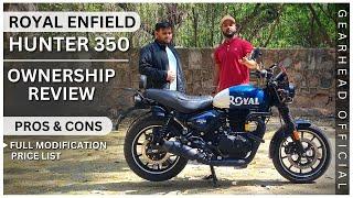 Royal Enfield Hunter 350 | Ownership Review | Pros & Cons, Modification Price | Gearhead Official