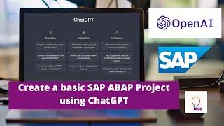 How To Use ChatGPT To Build A SAP ABAP Project | ChatGPT | SAP ABAP