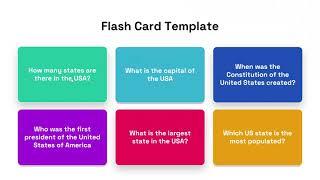 Interactive Flash Card Template from SlideBazaar