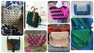 Latest bags part=1 / Macrame bags  /fashonable bags @diymacramee