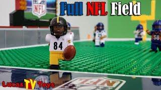 NFL Football Field and Minifigures Buildable Set | LEGO Compatible Set Review