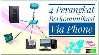 Konfigurasi VoIP Menghubungkan Perangkat Server, Laptop, PC, IP Phone Agar Dapat Berkomunikasi