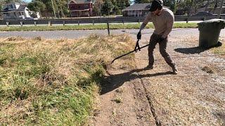 SKETCHY house with a HIDDEN pathway under 3 inches of DIRT, ROCKS, and GRASS. Let's clean it up!