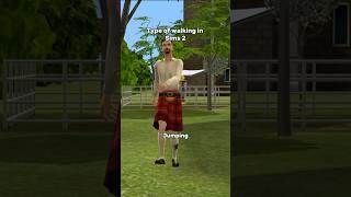 Type of Walking in The Sims 2 #thesims2  #sims2 #thesims4 #sims4cc #gaming #sims4 #thesims #ts2 #ts4