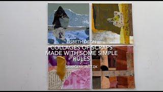 Collages of scraps made with some simple rules