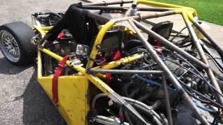 LS1 Corvette Powered Go kart amazing Red neck engineering walk around