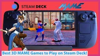 MAME on Steam Deck! BEST 3D Arcade Games to Emulate on MAME via EmuDeck 2 on Valve's Gaming Handheld